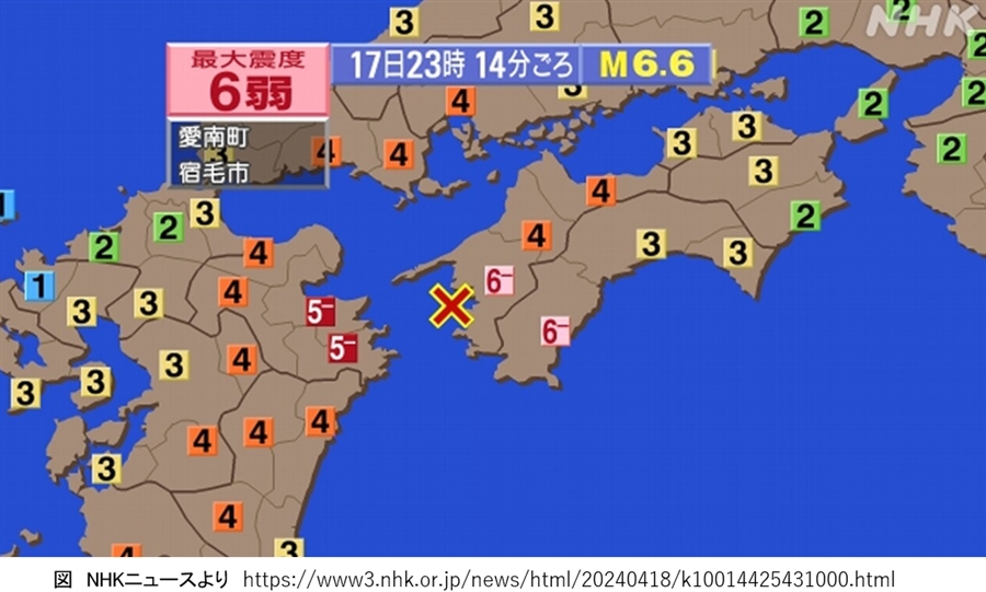 第百七十八段：豊後水道の地震