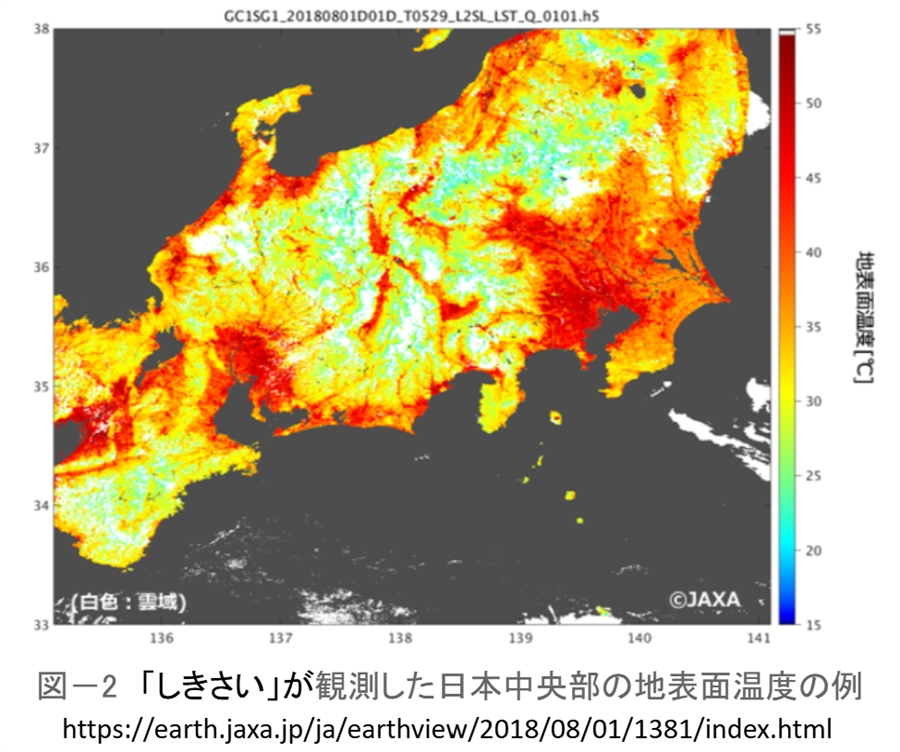 第二百五十二段：衛星データによる地球表面温度の観測